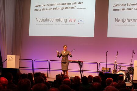 Neujahrsempfang 2019 des Landkreises Marburg-Biedenkopf in der Hinterlandhalle Dautphetal - Bildergalerie