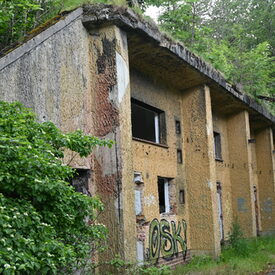 Bunkerwelt der ehemaligen Sprengstoffwerke der DAG im Herrenwald Stadtallendorf