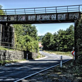 Alte Eisenbahnbrücke bei Londorf Rabenau