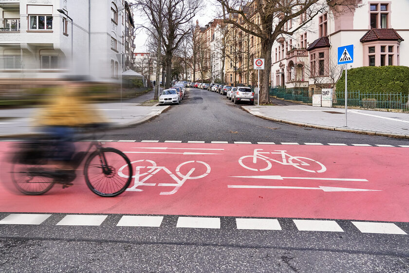 Radweg Stadt