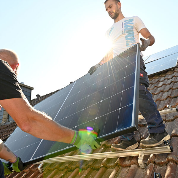 PV Installation Schrägdach