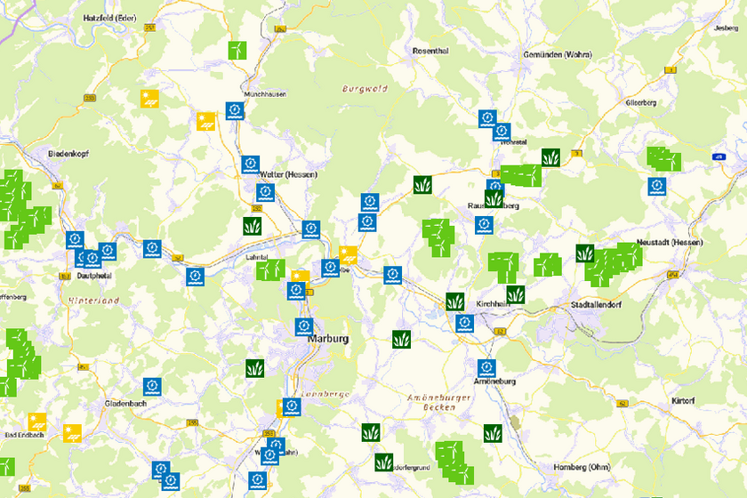 Geoportal Erneuerbare Energien