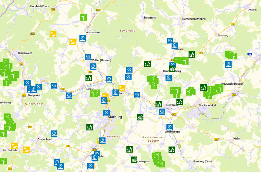 Geoportal Erneuerbare Energien