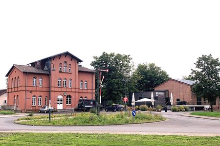 Der Güterbahnhof in Fronhausen (Lahn)