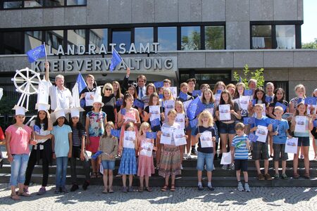 Gruppenfoto Preisträger*innen des Europäischen Wettbewerbs